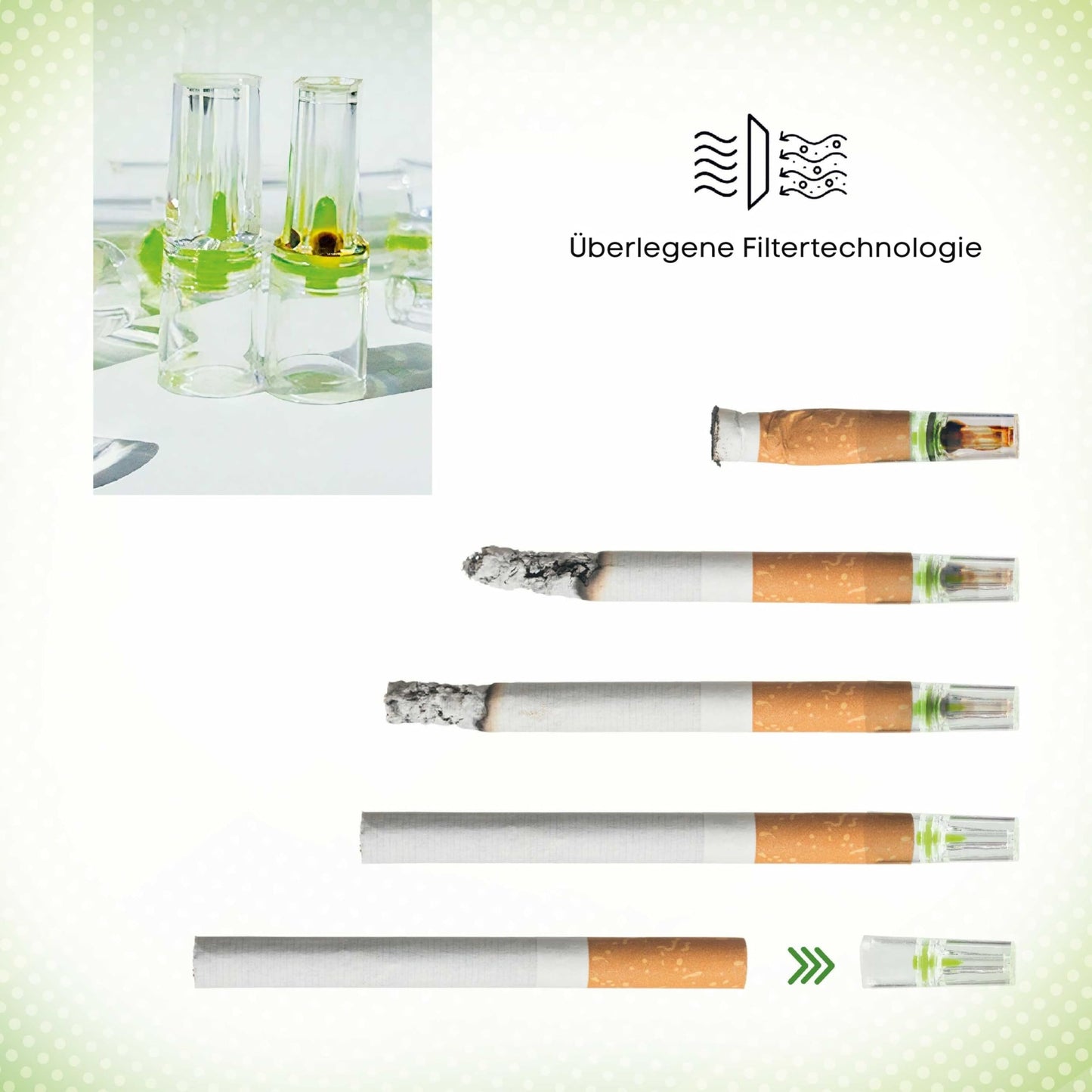 TS Teer STOP 8mm Disposable Cigarette Filters – Pack of 1200