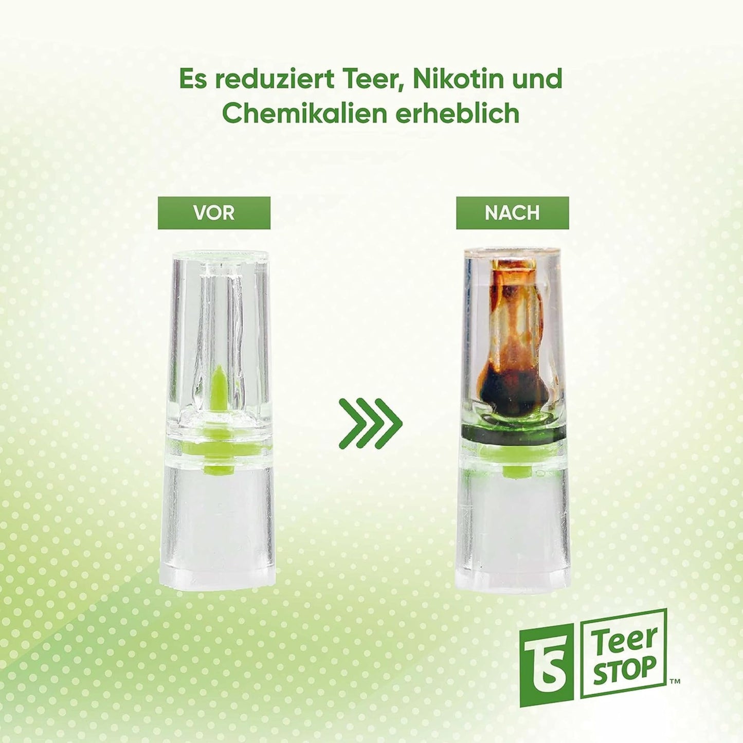 TS Teer STOP 8mm Disposable Cigarette Filters – Tar & Nicotine Reduction, Pack of 650