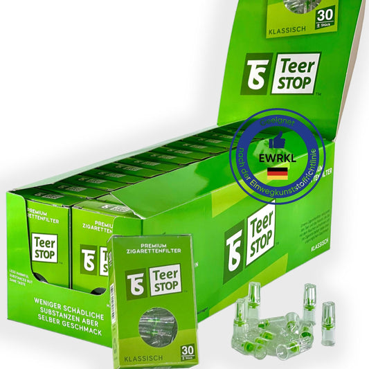 TS Teer STOP Slim Disposable Cigarette Filters – Pack of 200