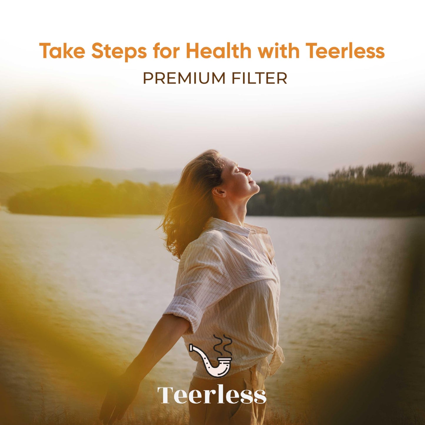 TEERLESS 8mm Disposable Cigarette Filters – Tar & Nicotine Reduction, Pack of 300