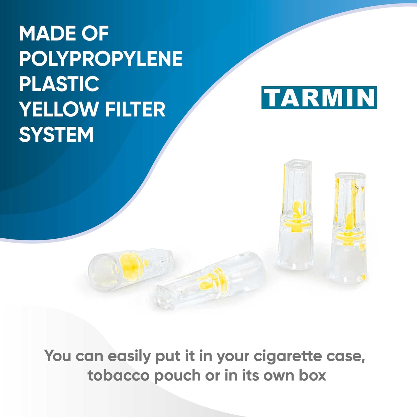 Tarmin 8mm Disposable Cigarette Filters – Pack of 1000