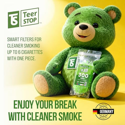 TS Teer STOP Slim Disposable Cigarette Filters – Pack of 200