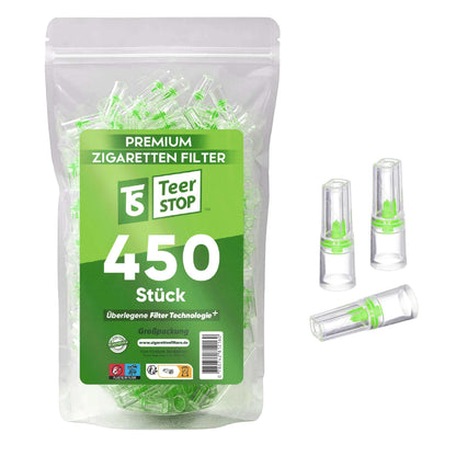 TS Teer STOP Slim Disposable Cigarette Filters – Pack of 200